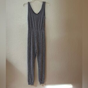 Caution to the Wind striped jumpsuit